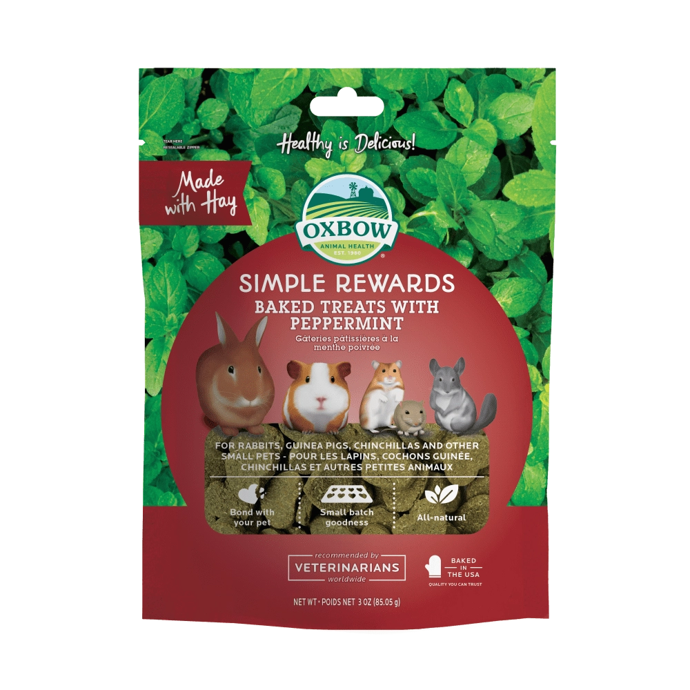 Oxbow Simple Rewards Baked Treats - Peppermint