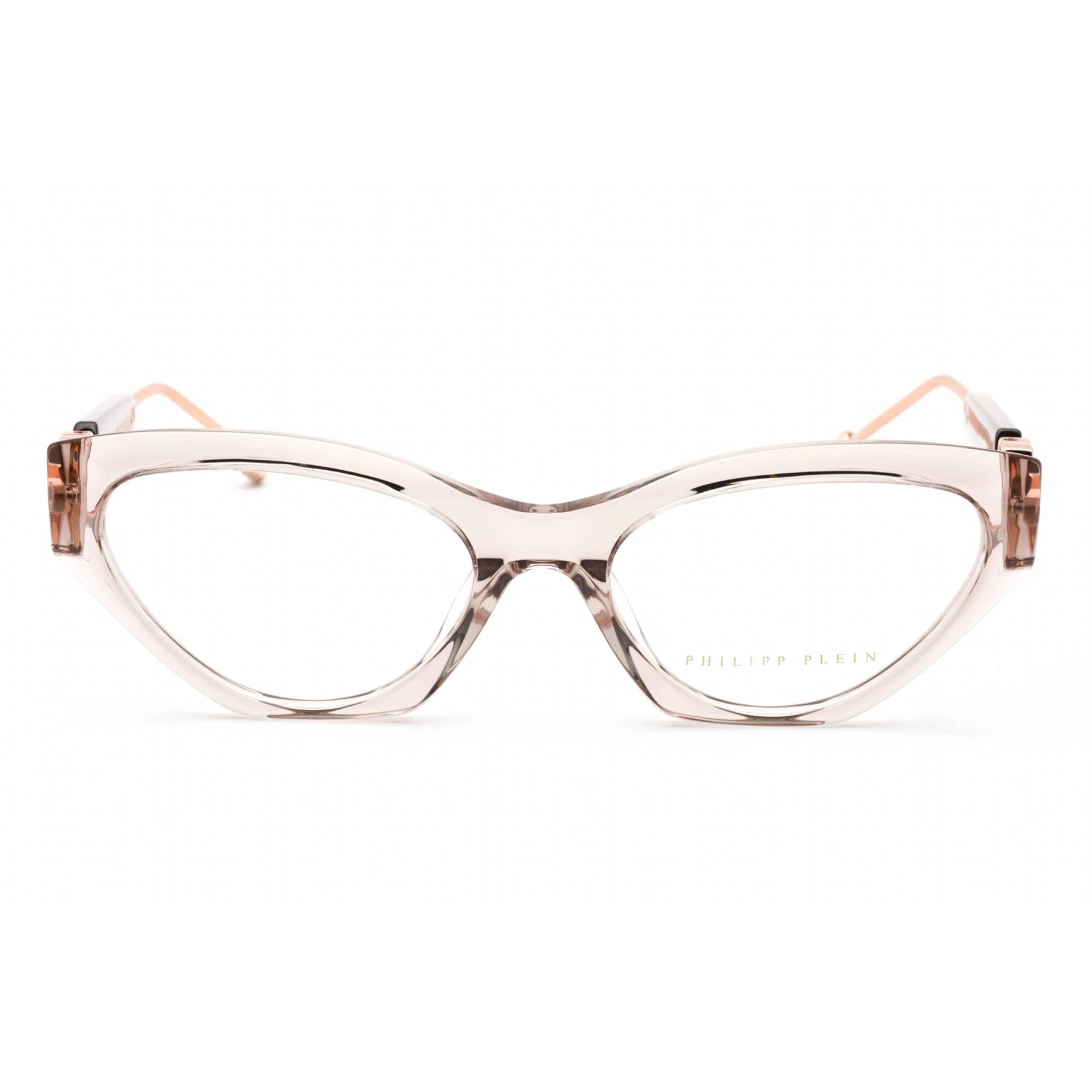 Philipp Plein Women's Eyeglasses - Cat Eye Transparent Beige Frame | VPP069S 07T1
