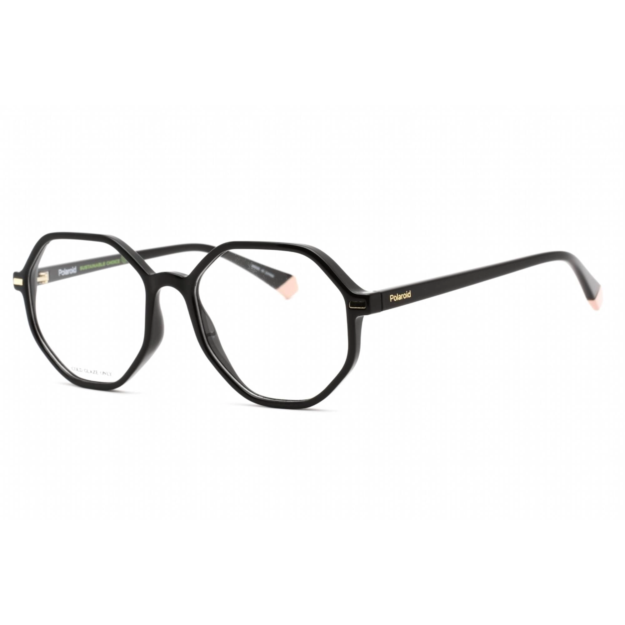 Polaroid Core Women's Eyeglasses - Black Plastic Full Rim Frame | PLD D433 0807 00