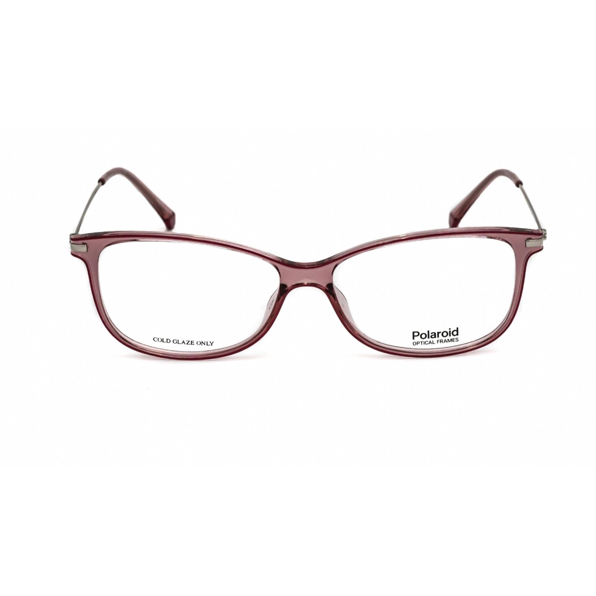 Polaroid Core Women's Eyeglasses - Pink Plastic/Metal Rectangular | PLD D416 035J 00