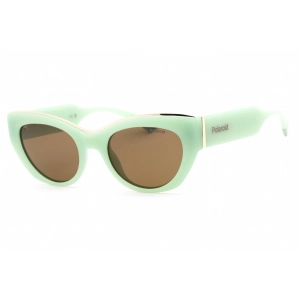 Polaroid Core Women's Sunglasses - Green Cat Eye Plastic Frame | PLD 6199/S/X 01ED SP