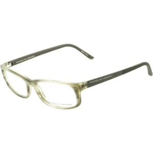 Porsche Women's Eyeglasses - Olive Full Rim Rectangular Frame | PORSCHE P8243 D