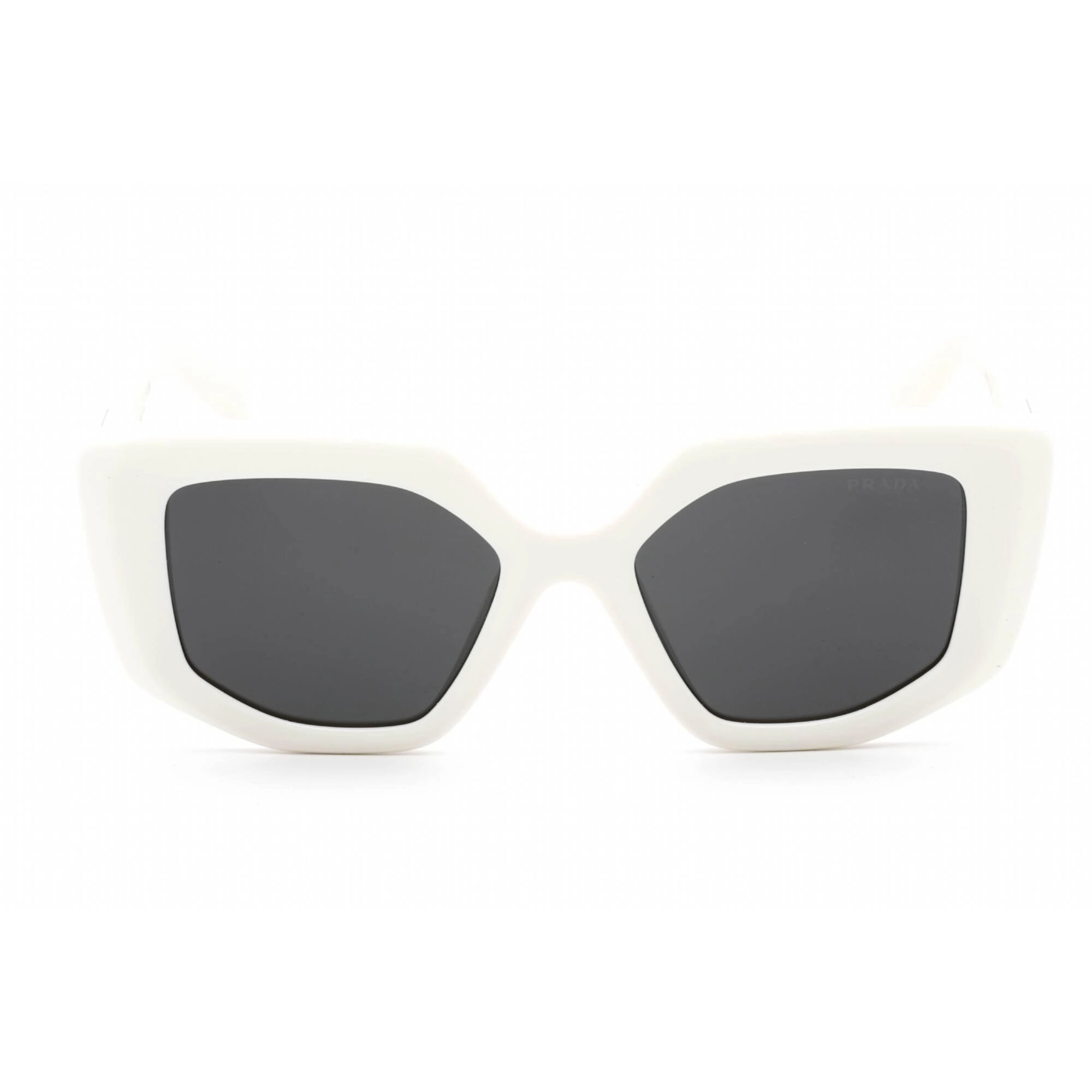 Prada Women's Sunglasses - Full Rim White Plastic Cat Eye Frame | 0PR 14ZS 1425S0
