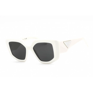 Prada Women's Sunglasses - Full Rim White Plastic Cat Eye Frame | 0PR 14ZS 1425S0
