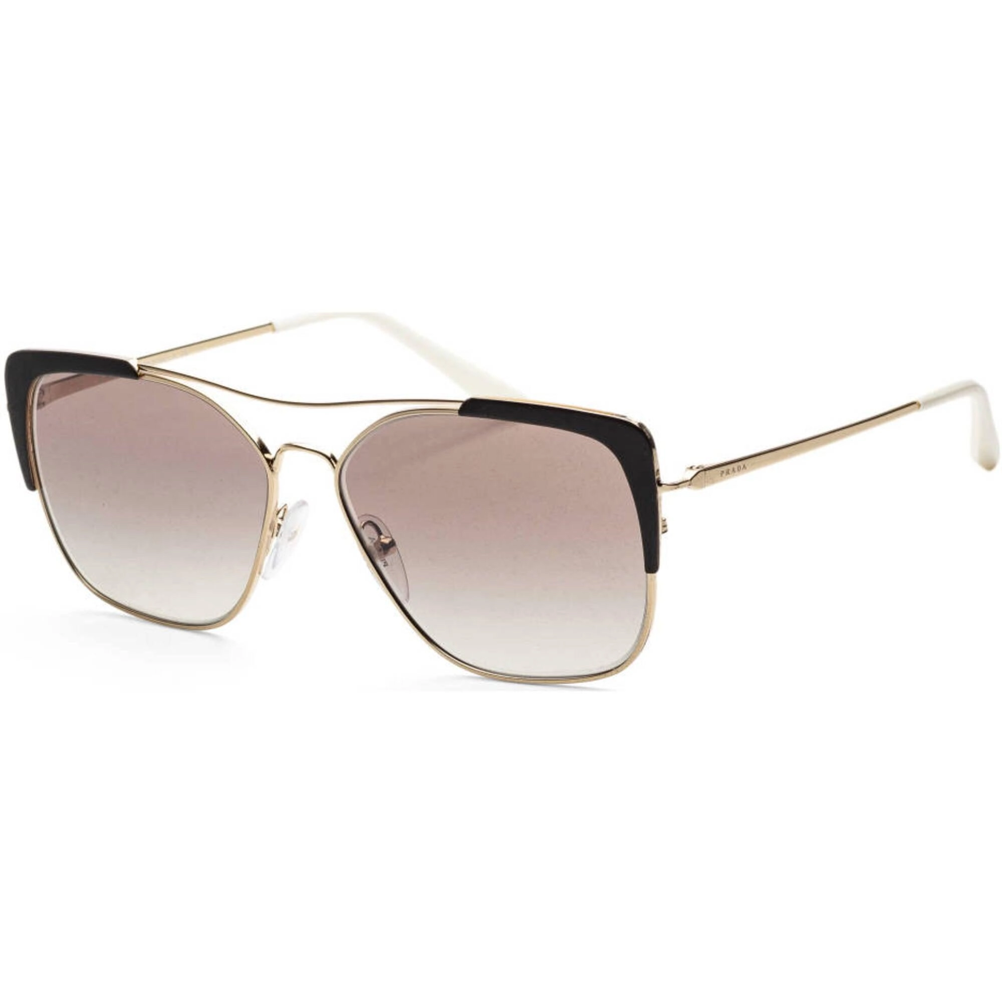 Prada Women's Sunglasses - Gold Black Metal Square Frame | PRADA 0PR54VS AAV5O058