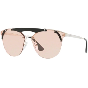 Prada Women's Sunglasses - Silver Black Butterfly Frame | PRADA 0PR 53US 1AB4Q042