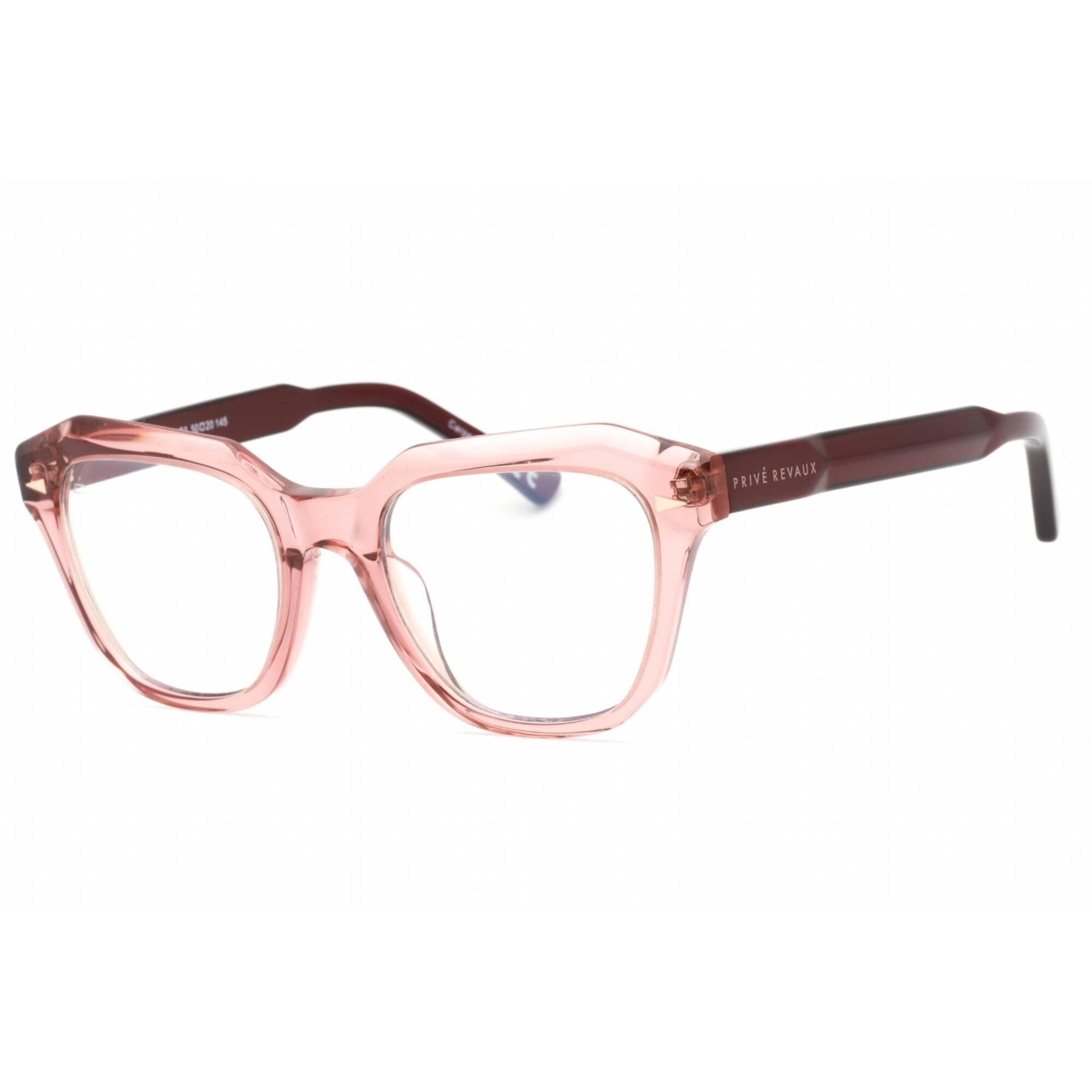 Prive Revaux Women's Eyeglasses - Full Rim Plastic Cat Eye Frame | Daybreak Blush Pink