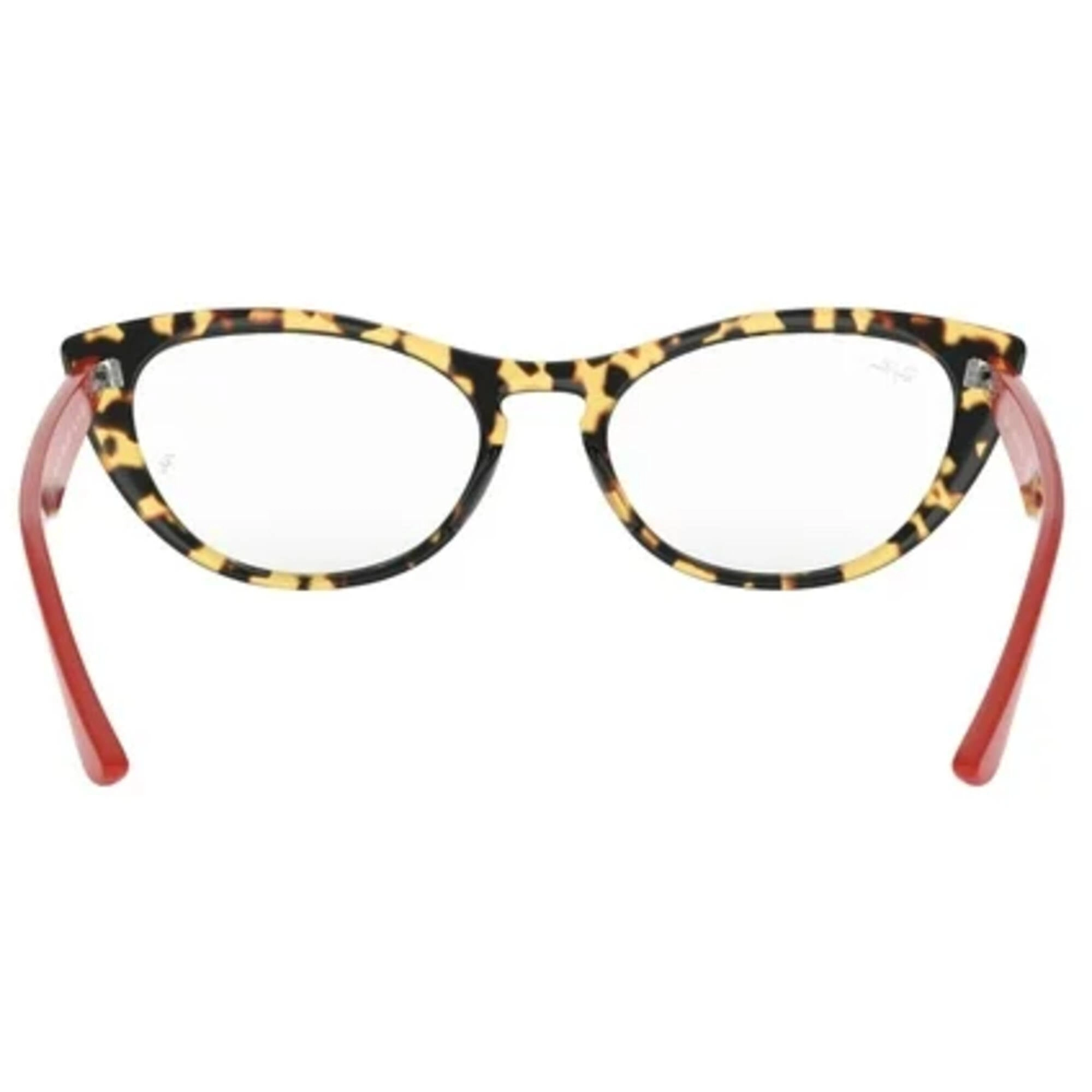 Ray Ban Women's Eyeglasses - Tort Red Plastic Frame Demo Lens | RAY BAN 0RX4314V 5937