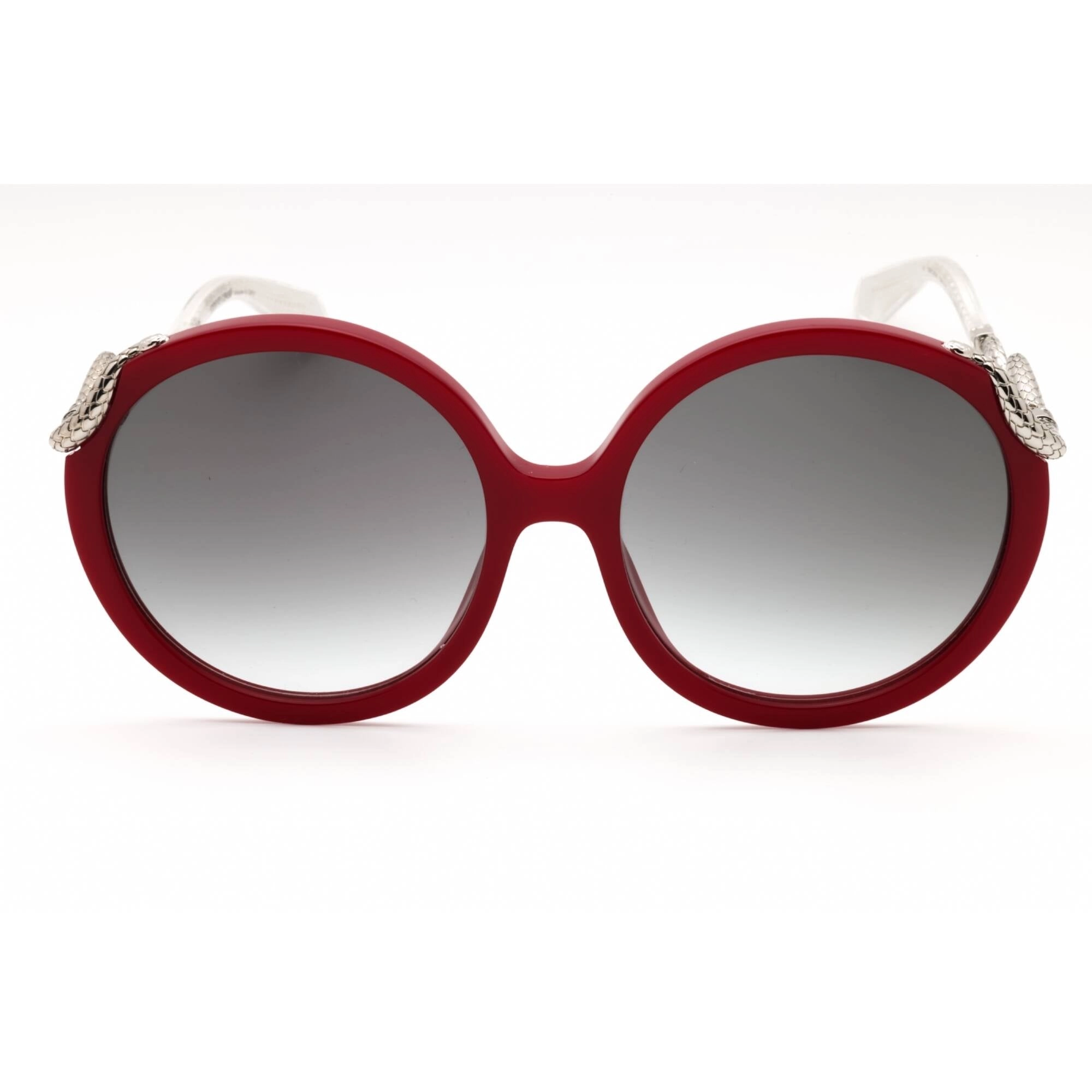 Roberto Cavalli Women's Sunglasses - Red Acetate Round Full Rim Frame | SRC004M 09EZ