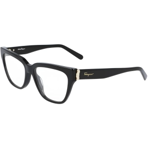 Salvatore Ferragamo Women's Eyeglasses - Black Full Rim Rectangular Frame | SF2893 001
