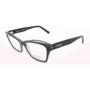 Salvatore Ferragamo Women's Eyeglasses - Dark Grey Acetate Cat Eye Frame | SF2951N 022