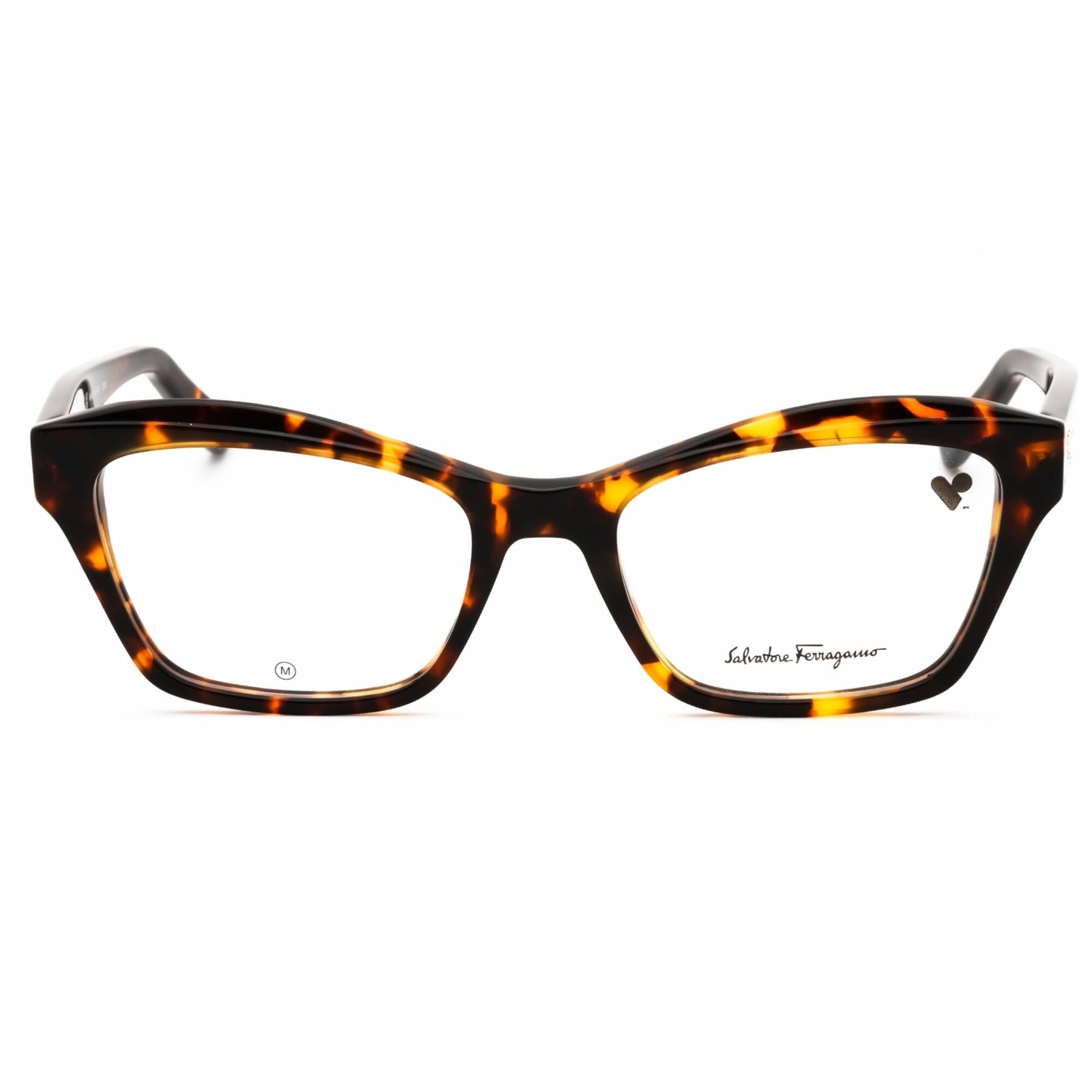 Salvatore Ferragamo Women's Eyeglasses - Dark Tortoise Acetate Cat Eye | SF2951 219