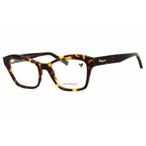 Salvatore Ferragamo Women's Eyeglasses - Dark Tortoise Acetate Cat Eye | SF2951 219