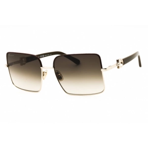 Salvatore Ferragamo Women's Sunglasses - Gold/Brown Metal Square Frame | SF302SL 704