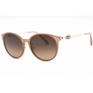 Salvatore Ferragamo Women's Sunglasses - Nude Plastic Round Full Rim | SF1033SA 290
