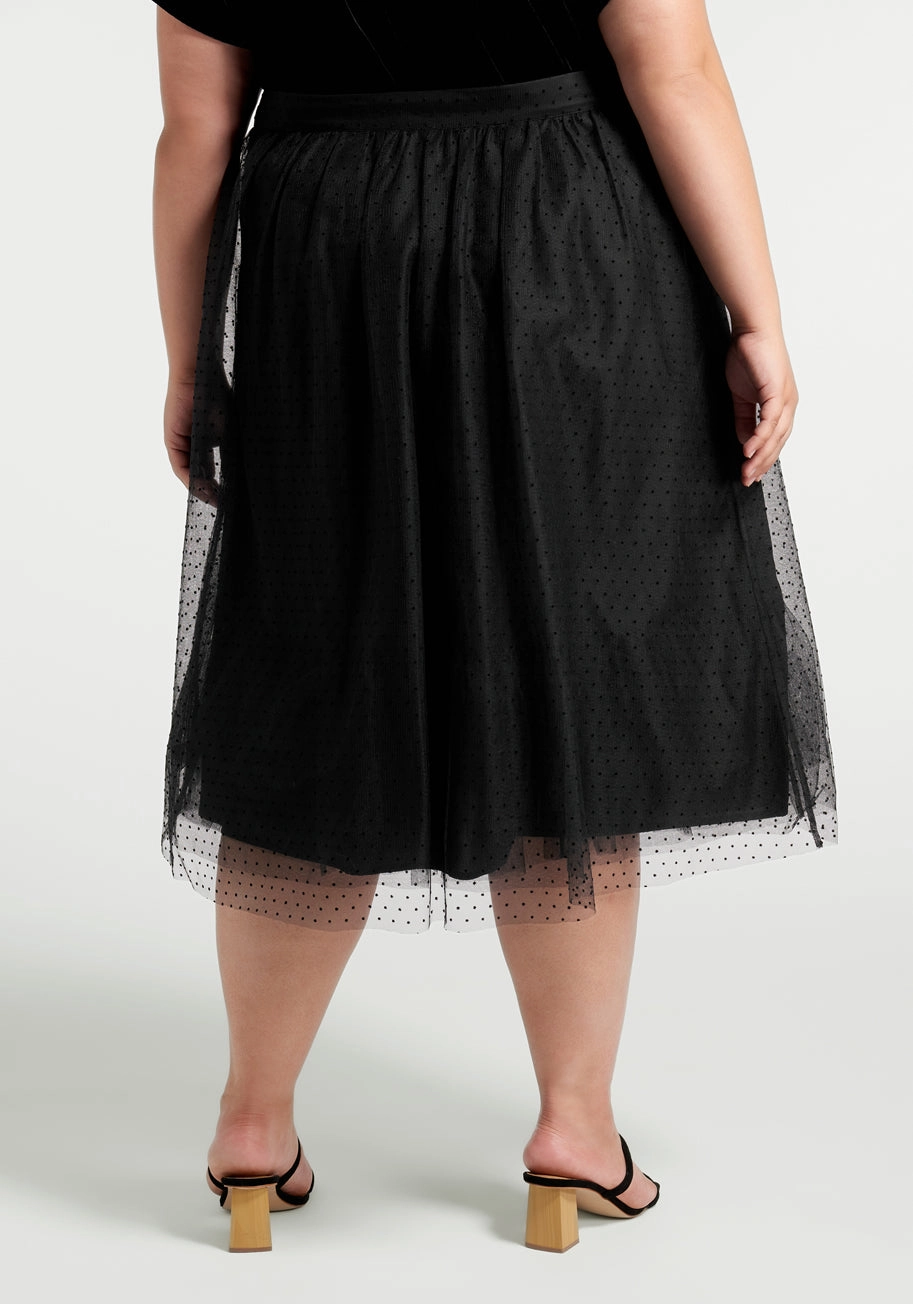 Spotted Across The Room Skirt