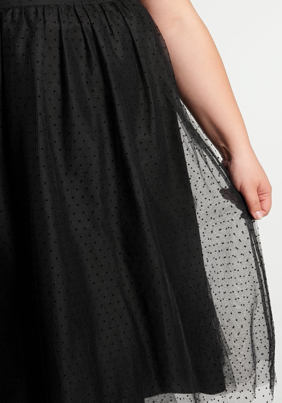 Spotted Across The Room Skirt
