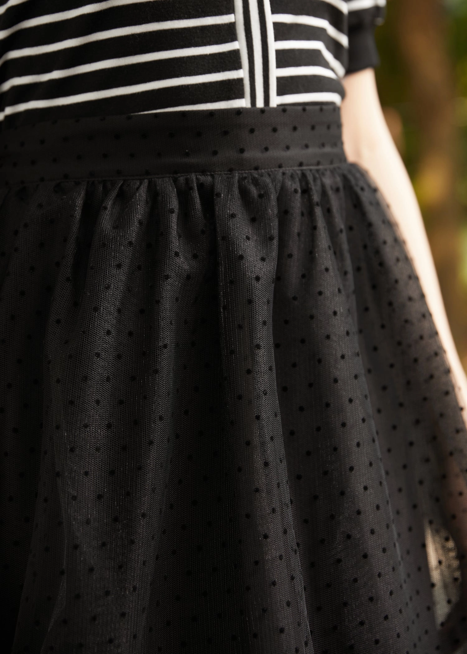 Spotted Across The Room Skirt