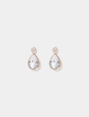 Stef Stone Teardrop Stud Earrings