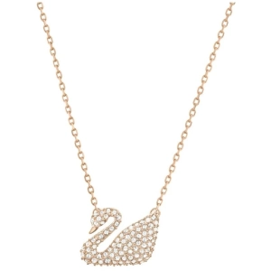 Swarovski Women's Necklace - Swan Crystal Pave Rose Gold Plated | 5121597