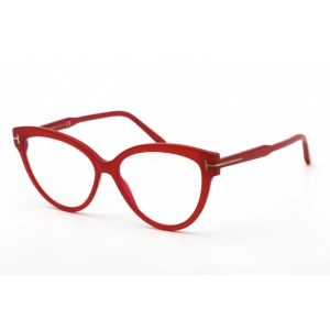 Tom Ford Women's Eyeglasses - Fuxia/Other Plastic Cat Eye Shape Frame | FT5763-B 077