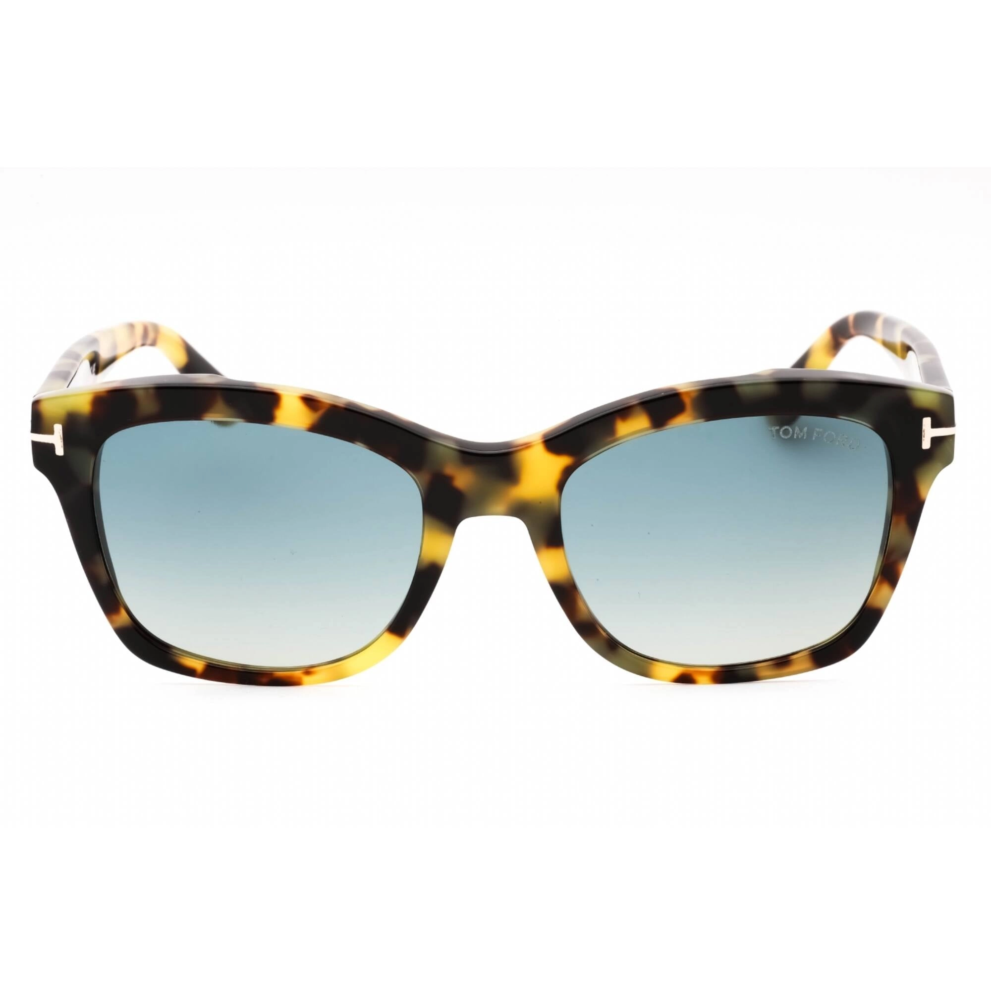 Tom Ford Women's Sunglasses - Colored Havana Acetate Cat Eye Full Rim | FT0614 55B