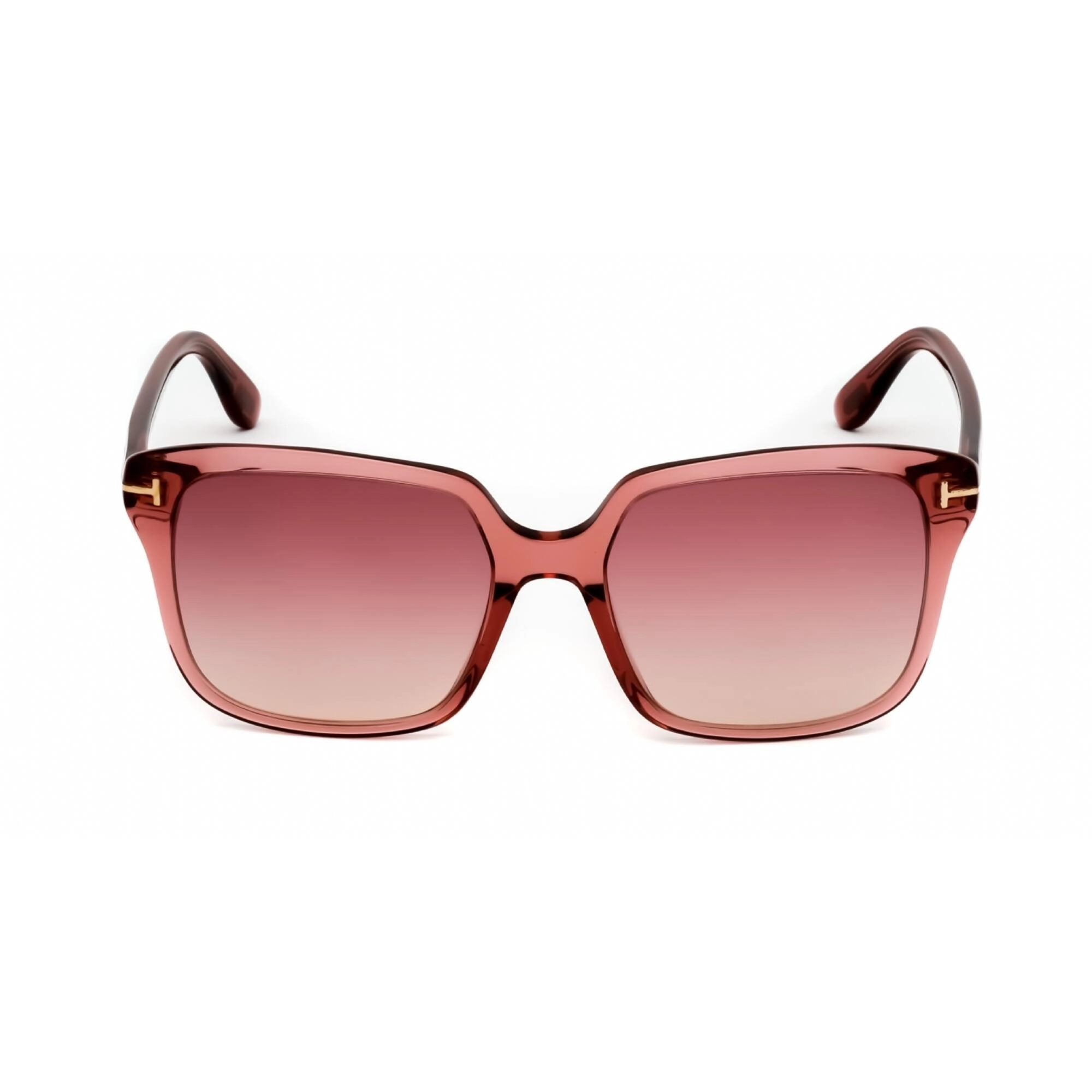 Tom Ford Women's Sunglasses - Full Rim Shiny Pink Plastic Rectangular | FT0788 72T