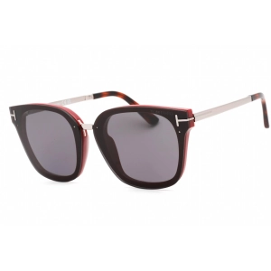 Tom Ford Women's Sunglasses - Shiny Bordeaux Injected Propionate Frame | FT1014 71A