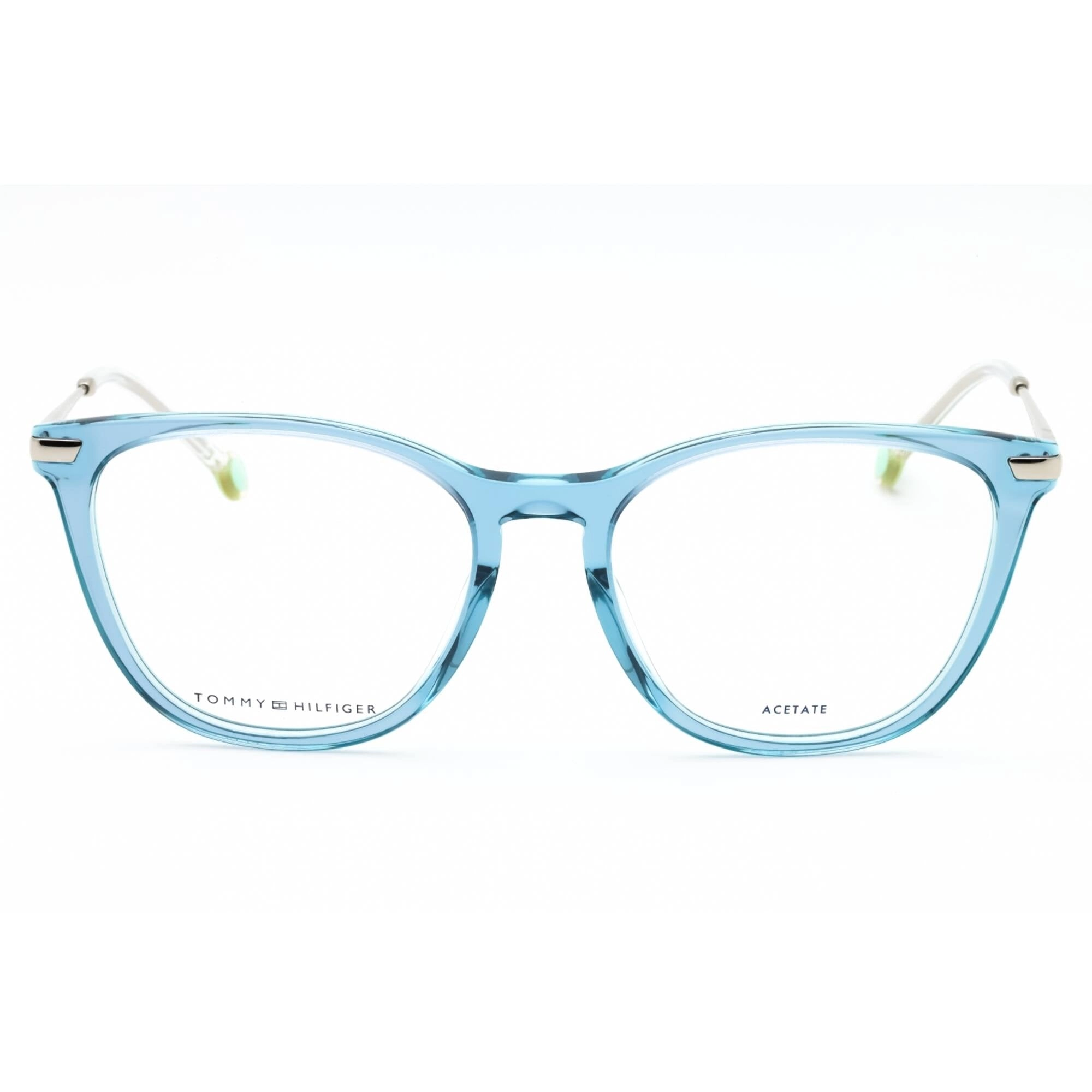 Tommy Hilfiger Women's Eyeglasses - Blue Plastic Cat Eye Full Rim | TH 1881 0PJP 00