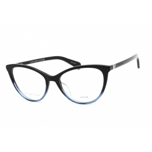 Tommy Hilfiger Women's Eyeglasses - Cat Eye Blue Azure Plastic Frame | TH 1775 ZX9