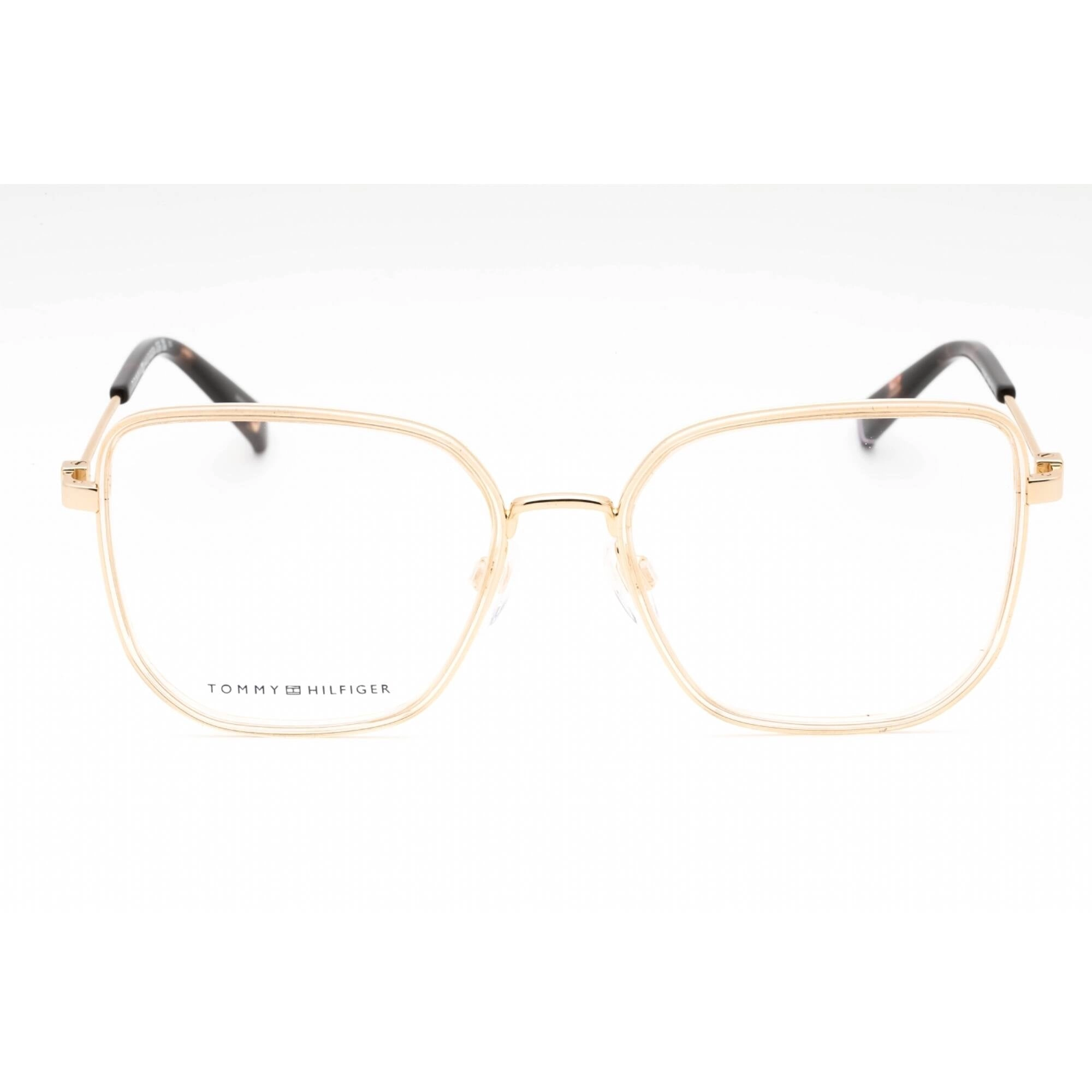 Tommy Hilfiger Women's Eyeglasses - Champagne Metal Butterfly Frame | TH 2057 0HAM 00