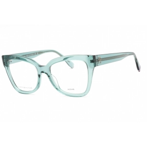 Tommy Hilfiger Women's Eyeglasses - Green Full Rim Cat Eye Frame | TH 2053 01ED 00