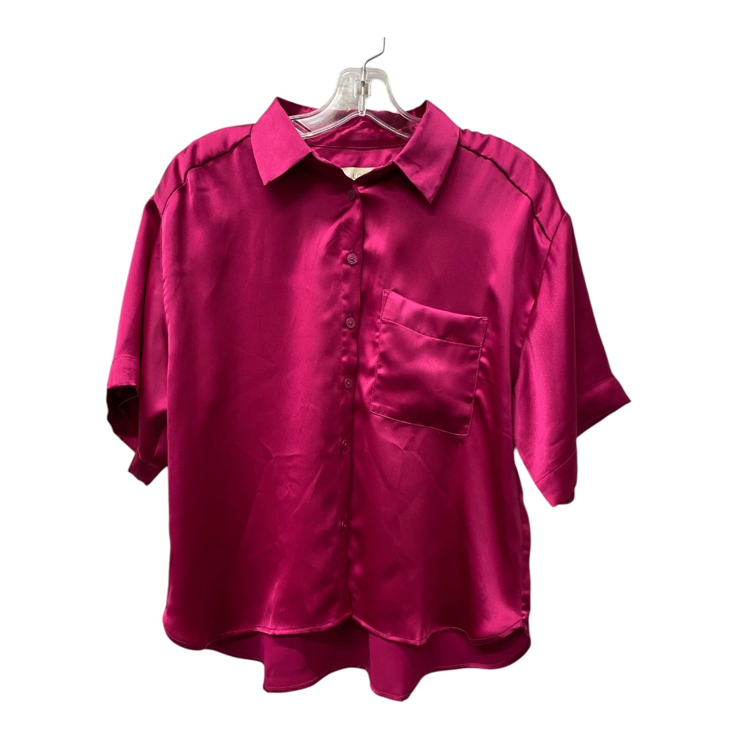 Top Ss By Loft In Pink, Size:S