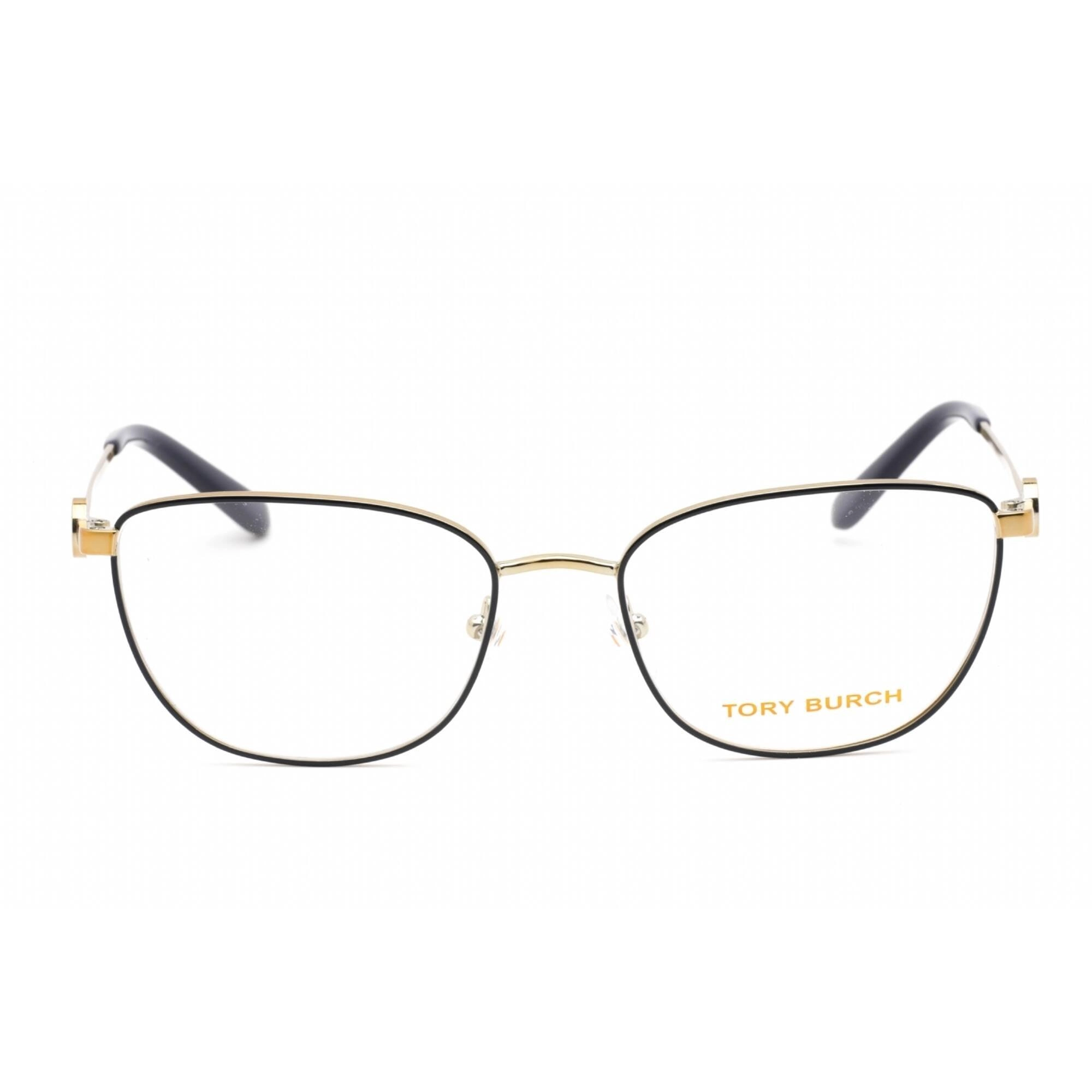 Tory Burch Women's Eyeglasses - Full Rim Cat Eye Shiny Navy Metal Frame | 0TY1067 3296