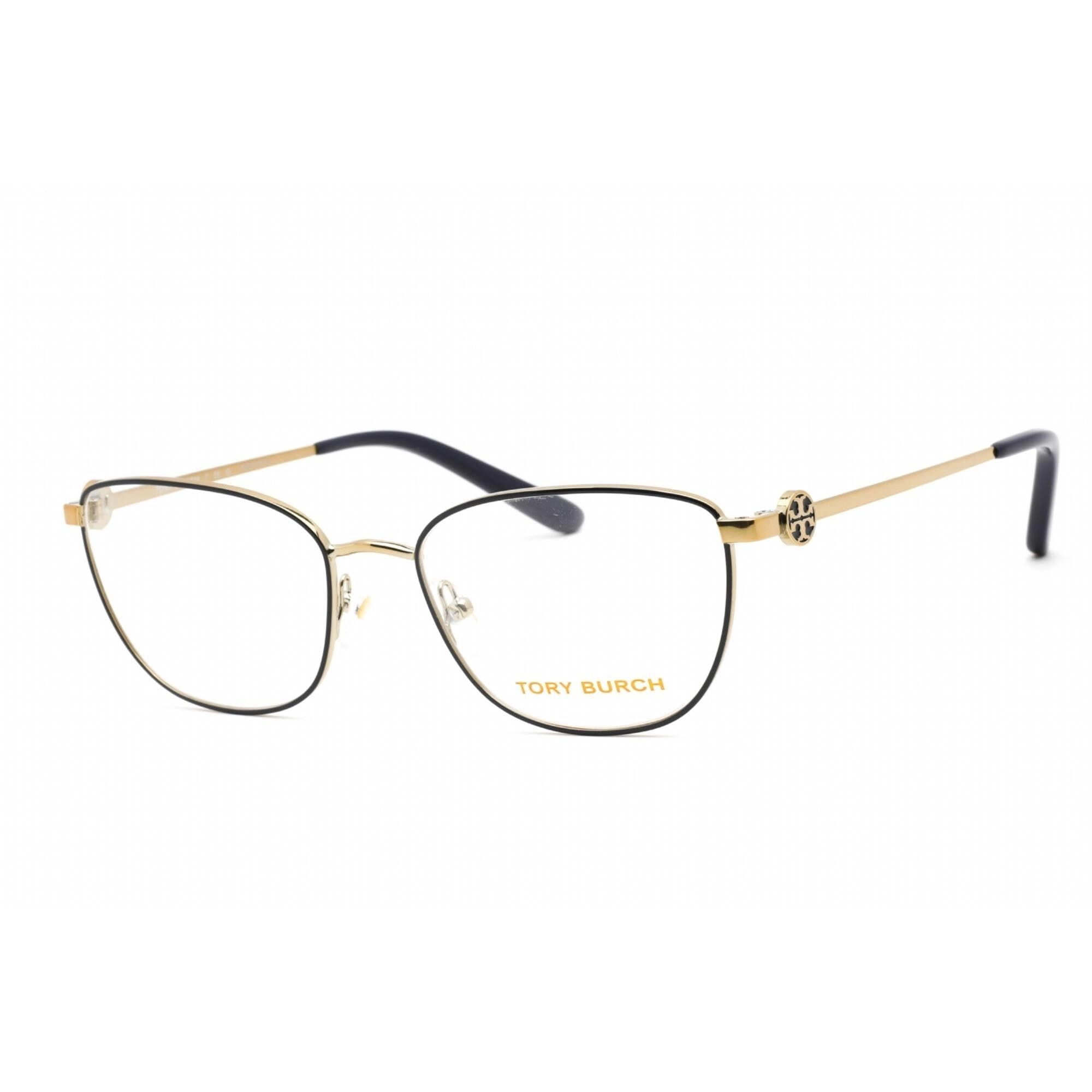 Tory Burch Women's Eyeglasses - Full Rim Cat Eye Shiny Navy Metal Frame | 0TY1067 3296