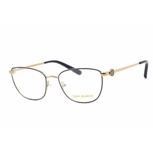 Tory Burch Women's Eyeglasses - Full Rim Cat Eye Shiny Navy Metal Frame | 0TY1067 3296