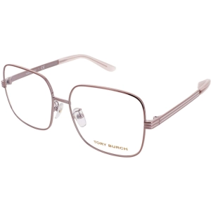 Tory Burch Women's Eyeglasses - Shiny Rose Gold Metal Square Frame | 0TY1070 3254