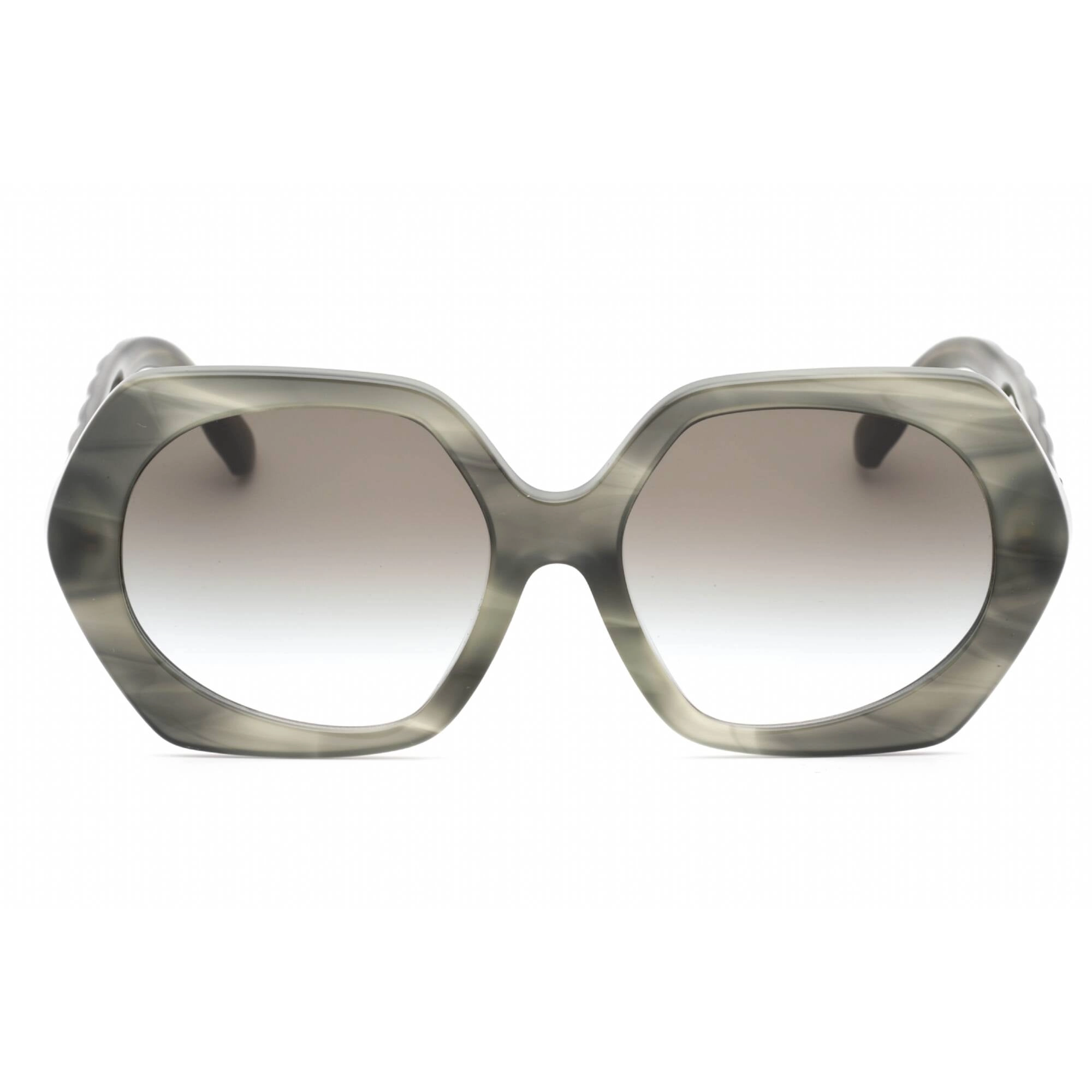 Tory Burch Women's Sunglasses - Green Horn Effect Butterfly Frame | 0TY7195F 19562A