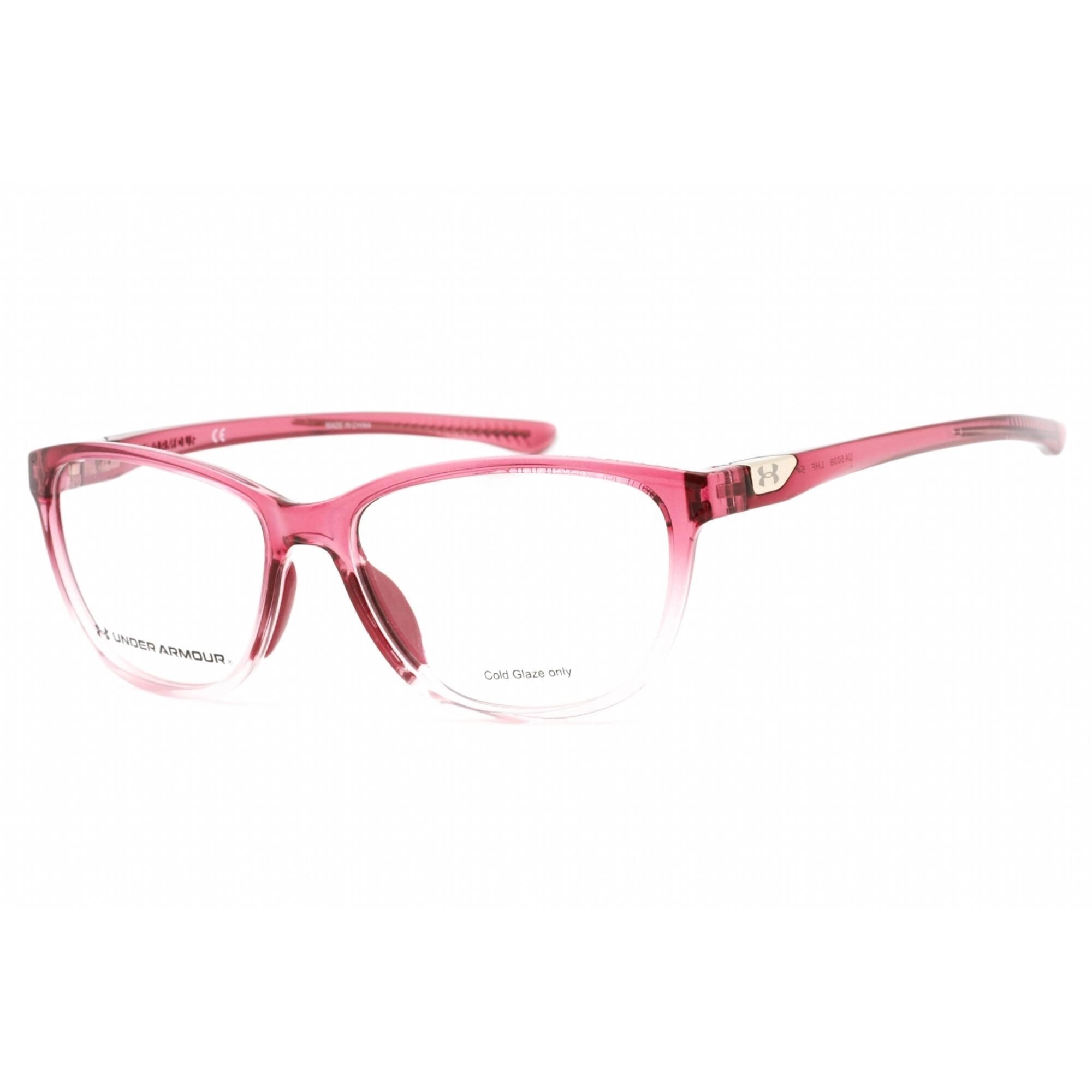 Under Armour Women's Eyeglasses - Burgundy Plastic Cat Eye Frame | UA 5038 0LHF 00
