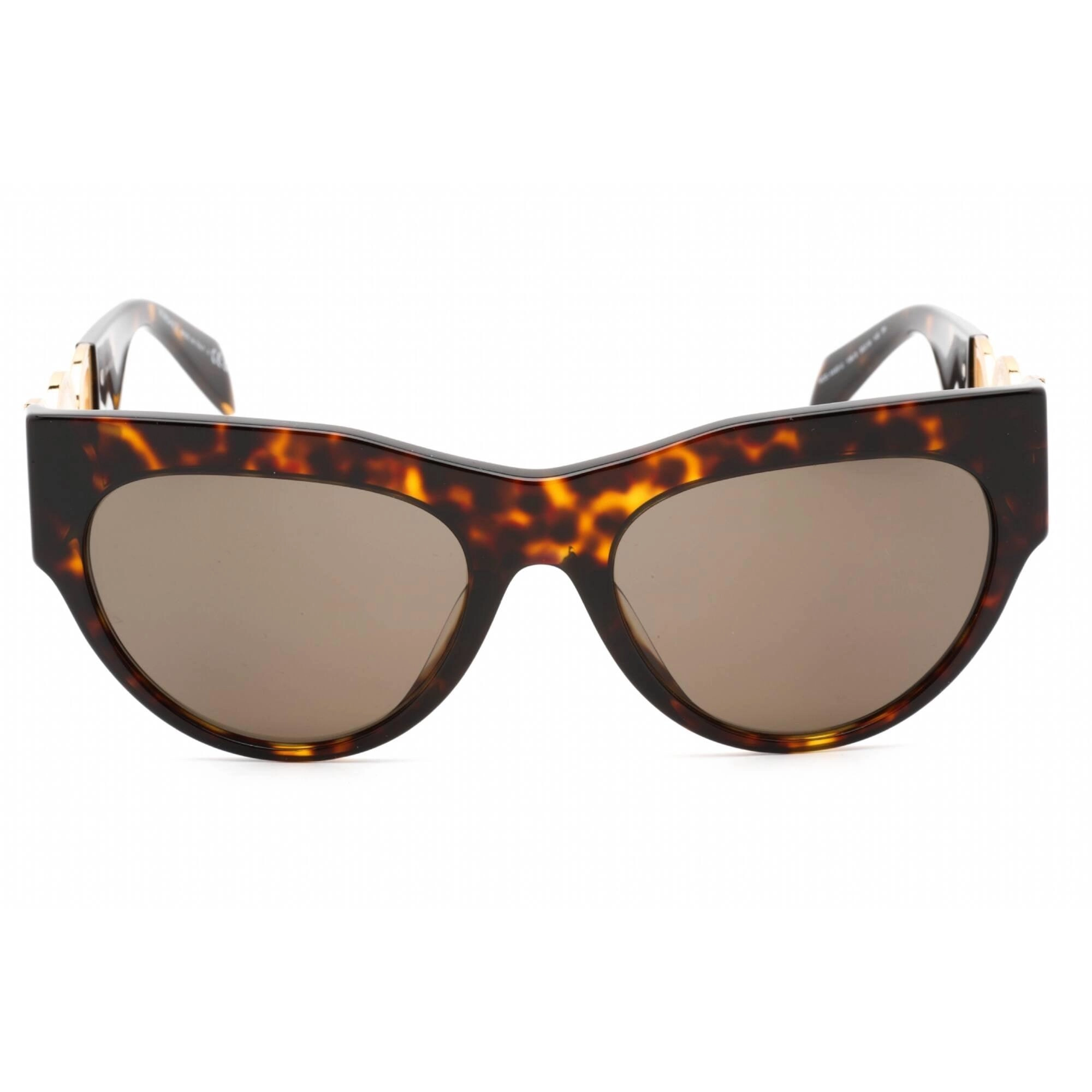 Versace Women's Sunglasses - Full Rim Dark Havana Plastic Cat Eye | 0VE4440U 108/3