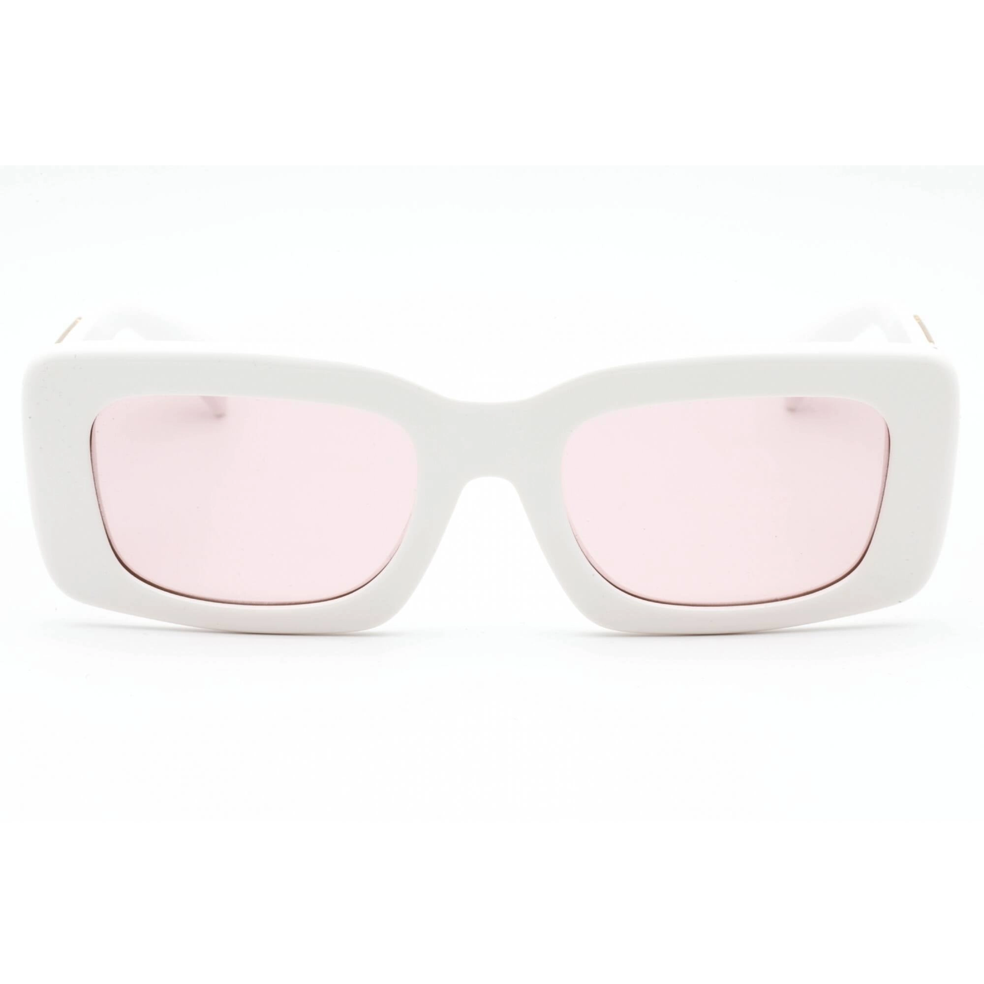 Versace Women's Sunglasses - White Rectangular Shape Frame Pink Lens | 0VE4444U 314/5
