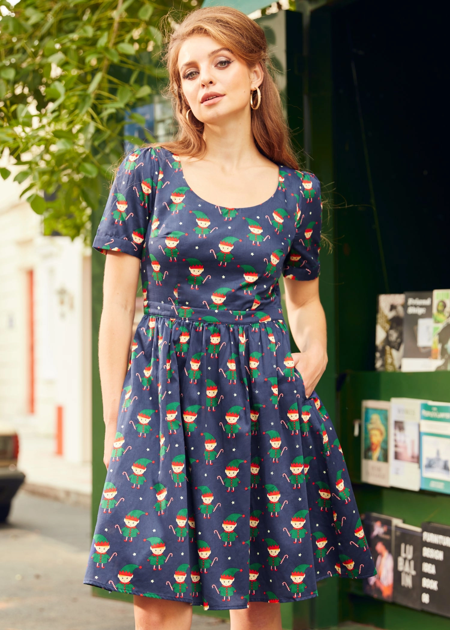 What's The Scoop? A-Line Dress