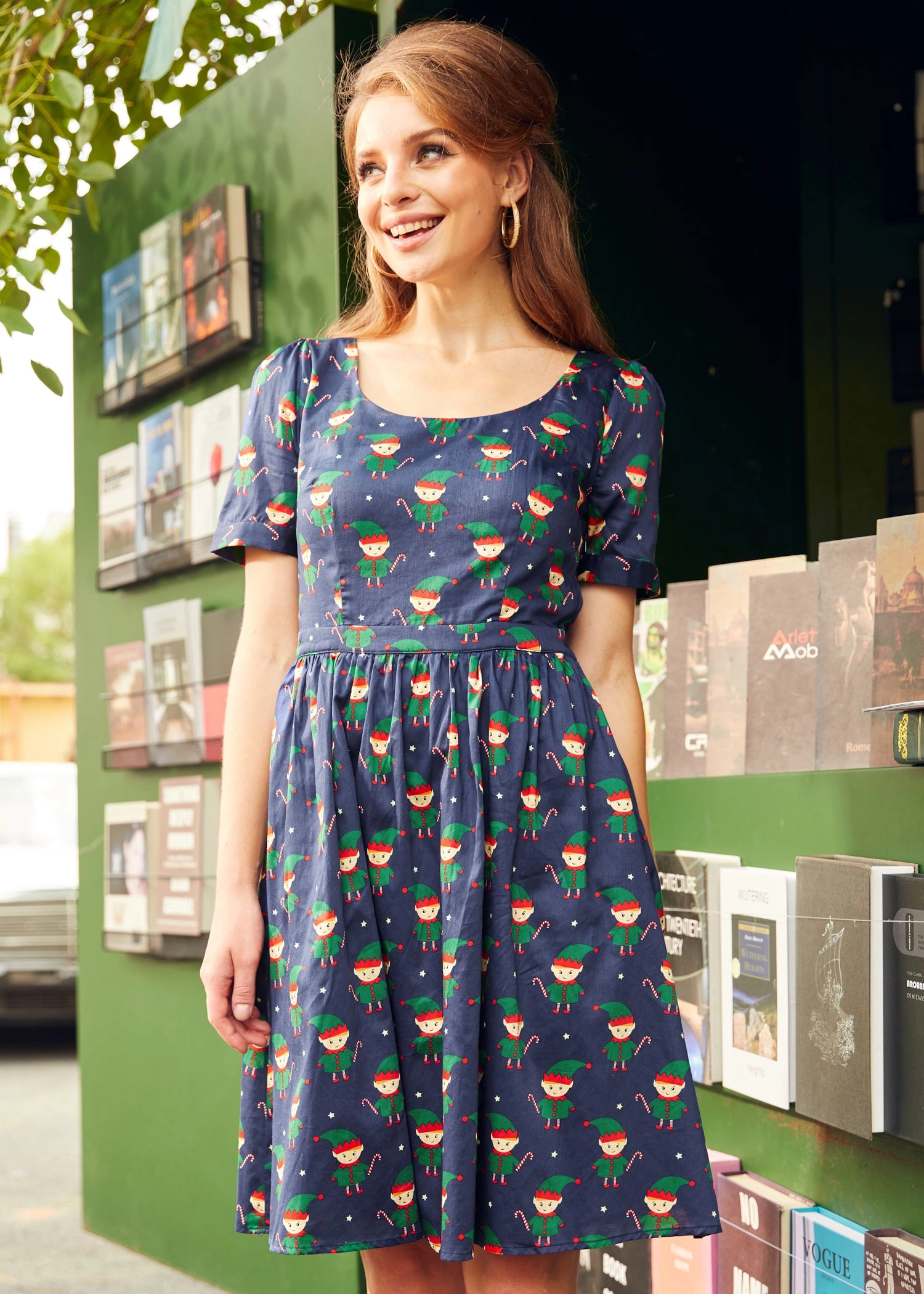 What's The Scoop? A-Line Dress