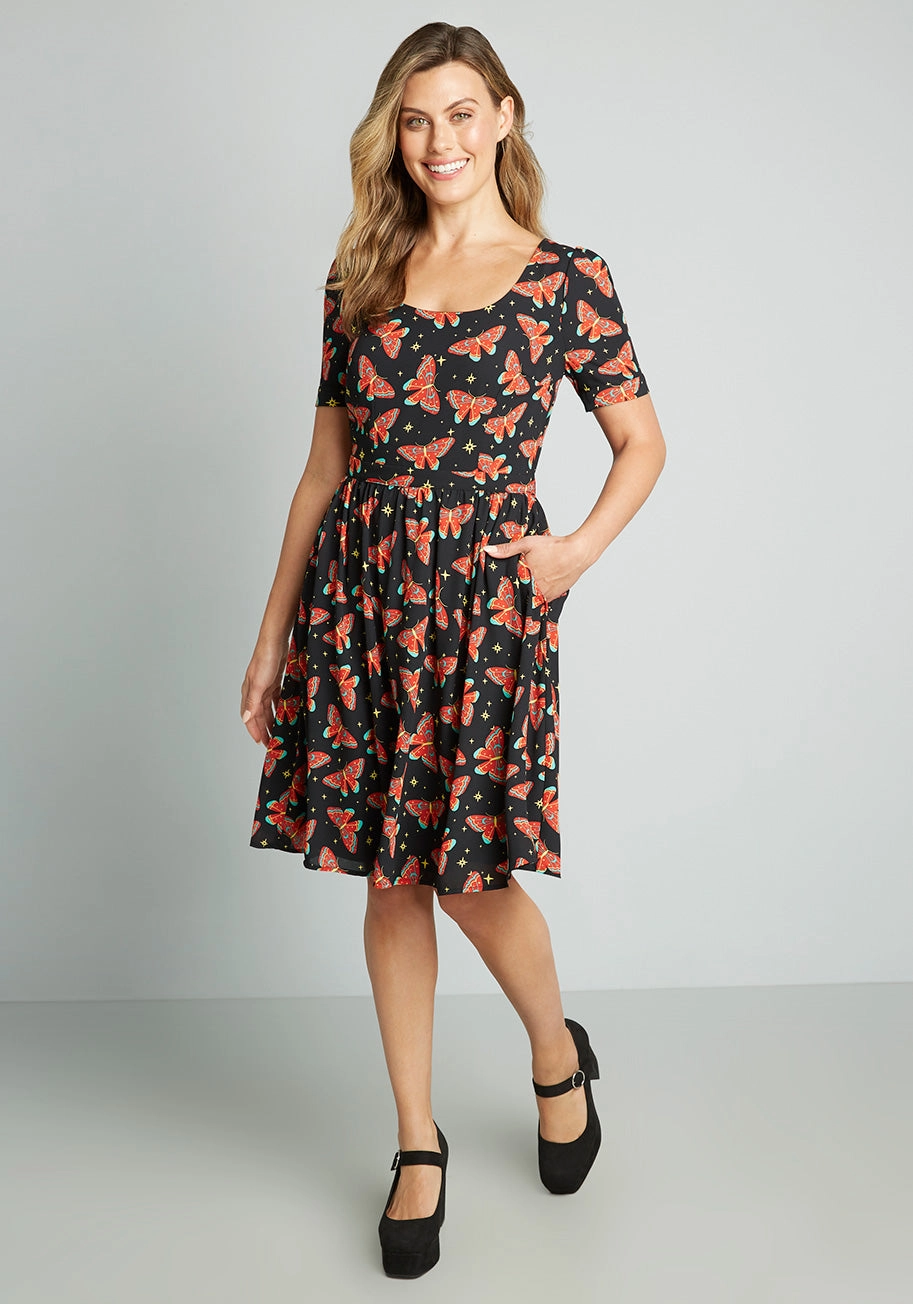 What's The Scoop A-Line Dress