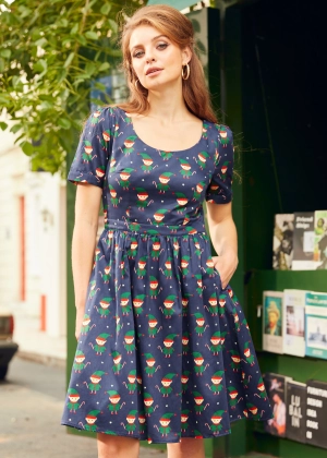 What's The Scoop? A-Line Dress
