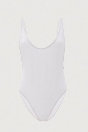 White One Piece Swimsuit