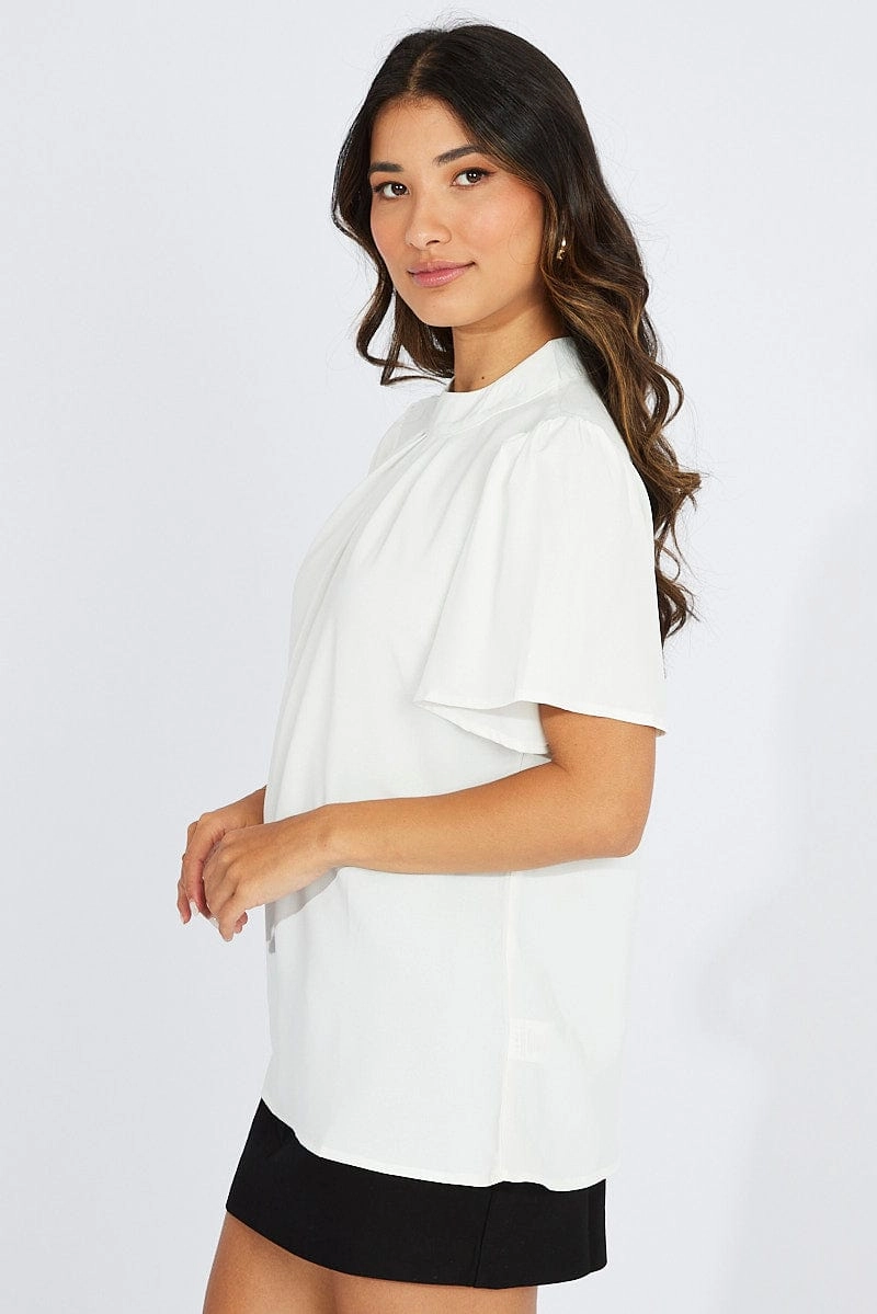 White Top Short Sleeve