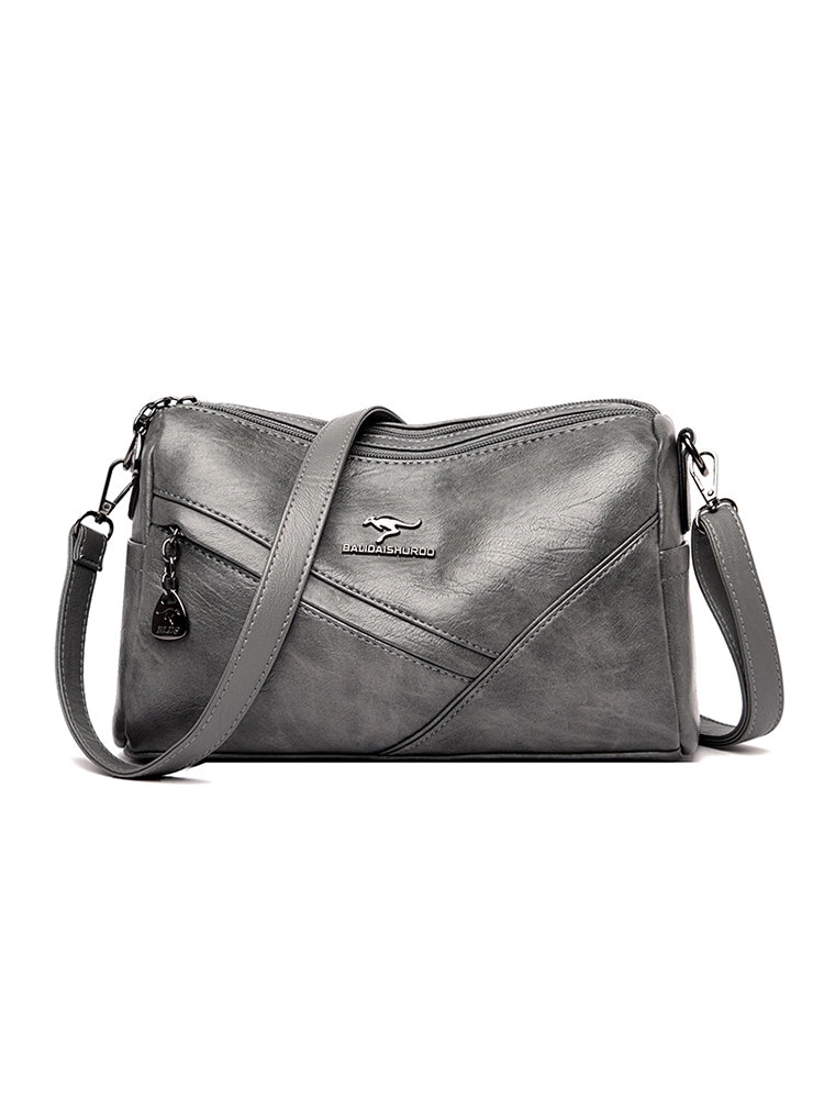 Women's Multi Pockets Soft PU Leather Purse and Handbag Shoulder Bag