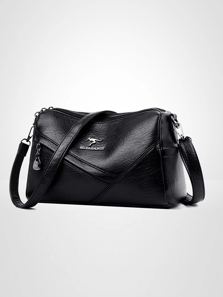 Women's Multi Pockets Soft PU Leather Purse and Handbag Shoulder Bag