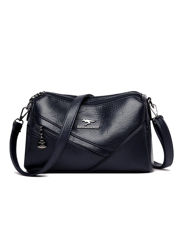 Women's Multi Pockets Soft PU Leather Purse and Handbag Shoulder Bag